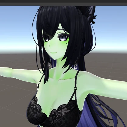 「FREE」 ラシューシャ緑肌Texture