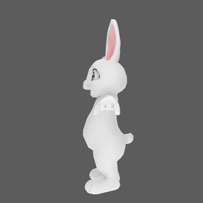 【3Dモデル】うさぎ　ボーンあり