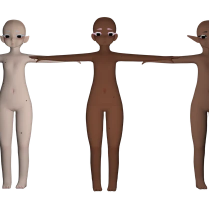 Chibi base with head