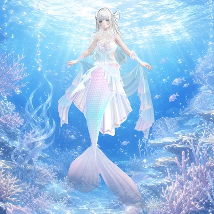 【ｽｷﾆﾝｸﾞ済み衣装】マーメイド