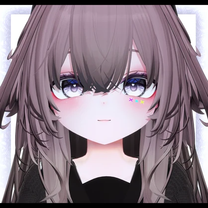⛓️GUILTYメイク⛓️Face Blendshape・Eye texture・Makeup等の豪華7点セット！～ギルティメイク～輝夜ちゃん用