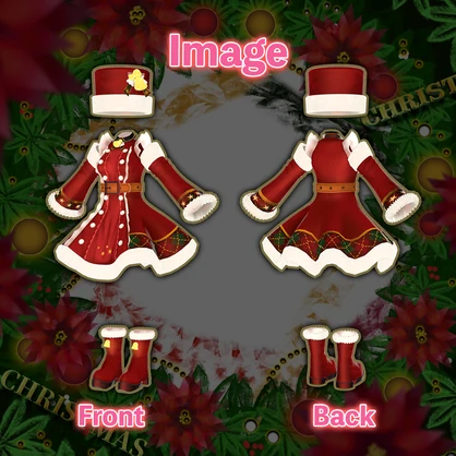 「まりえる」専用【3D衣装モデル】クリスマス