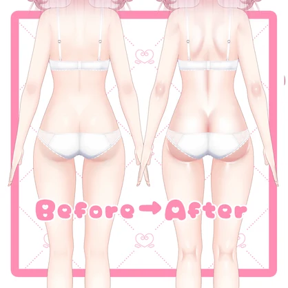 リナシータちゃんの身体を更にエッチ♥にするテクスチャ