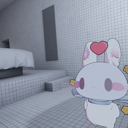 『クルル』kururu オリジナル3Dモデル【VRchat想定】ギミック搭載