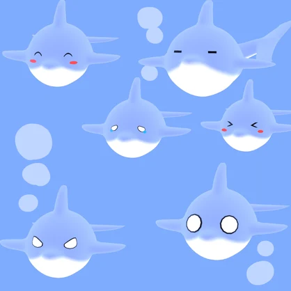 VRM ぷくイルカ［無料有り］