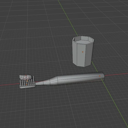 【3D Model】 Toothbrush