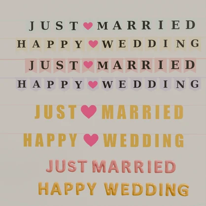 【Blender】結婚のガーランド wedding garland【VRChat】