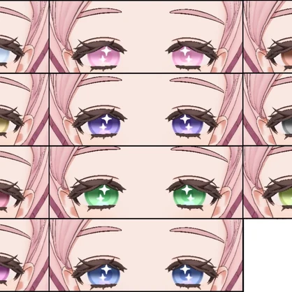無料【フィユエ対応】Okome02 Eye textures.