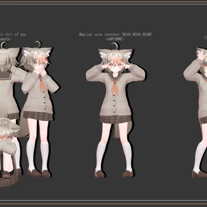[9 FREE poses] VOCALOID Pose pack! [60 Poses]