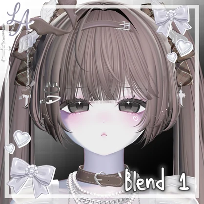【 しなの / shinano】 Luminous Cozy - Eye Texture & Makeup+Blendshape