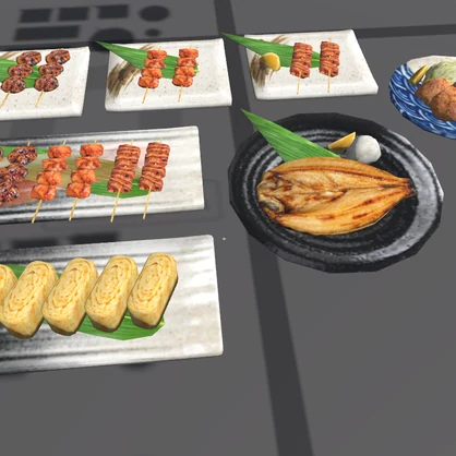 居酒屋フードセット-vol.1 (Izakaya food props-vol.1)