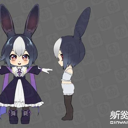 【Original3Dモデル】 ミニわか🐰Anastasia｜監修中 Coming soon...｜預售ON SALE！
