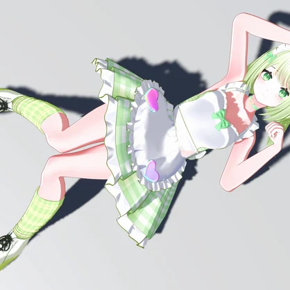 オリジナル3Dモデル "Erin" VRChat Warudo Compatible