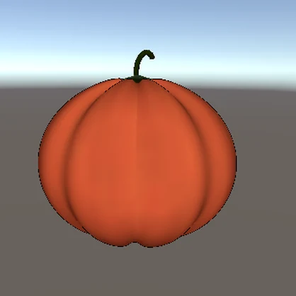 ハロウィンパンプキン3Dモデル