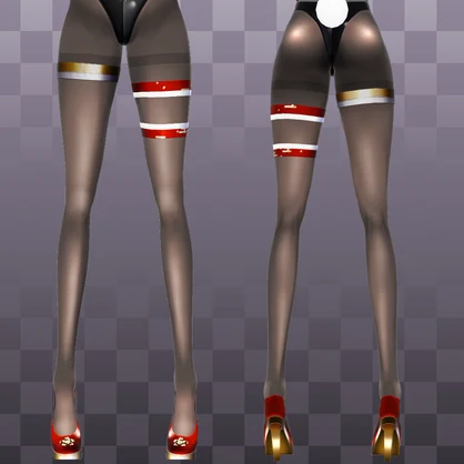[XWear対応] VRoid用 8色展開 和風バニースーツ - Japanese Style Bunnysuits 8Colors