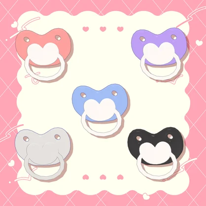 【ギミック付きアイテム】もごもごする！音が鳴る！はーとおしゃぶり【MA・PB設定済】
