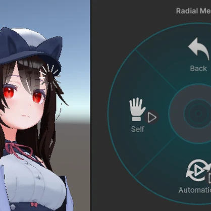 【無料】【VRChat用】撫でられると自動でフリーズするギミック