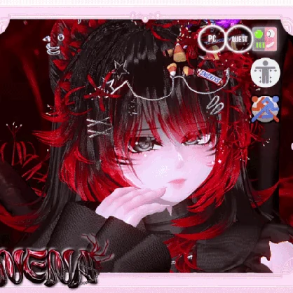 Nena the Spider Lily | Server Freebie VRCFT PC & Quest