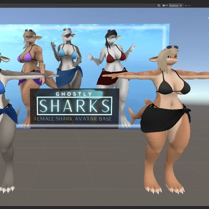 Ghostly Female Sharks