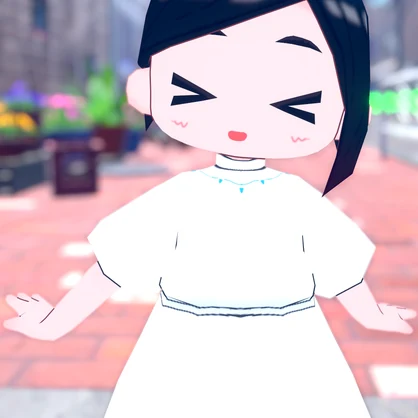 【無料】飯田ちゃん素体向け軽量ワンピース（Quest・iOS対応）