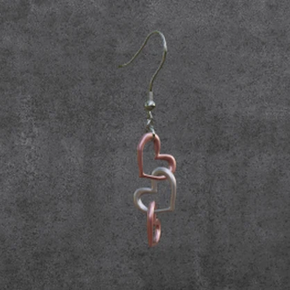 Heart earrings