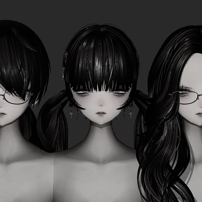 【Hair】normalmap＆material