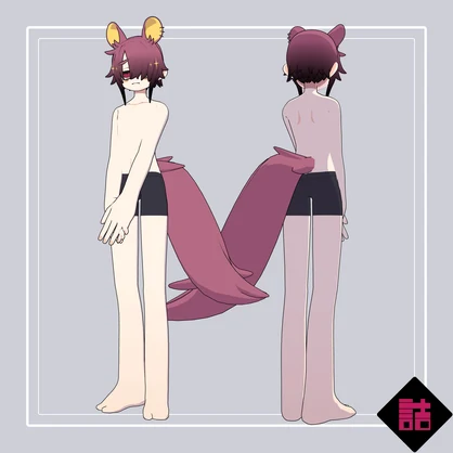 【version2.1・1.2】【無料】甘夏たづさ_NEU_L（Kanna Tazusa_NEU_L）【オリジナル3Dモデル】