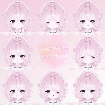 [うらら/Urara] Eye&Makeup&Blendshape