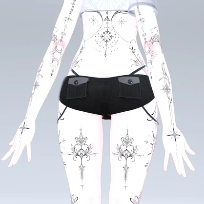 Manuka Mystic tattoos 入れ墨 *テクスチャ* モデル「マヌカ」/HD