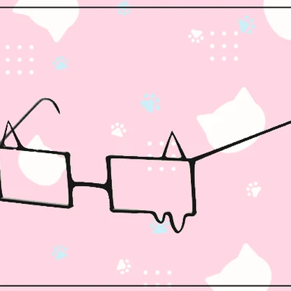 ねこメガネ VRChat向けアクセサリー