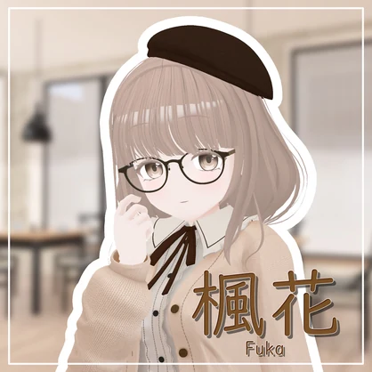 【軽量版無料】オリジナル3Dモデル｢楓花｣ -Fuka-