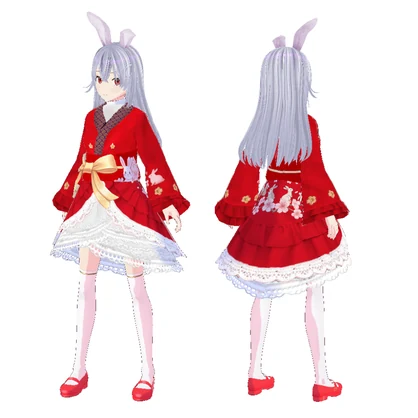 【無料】Miu みうモデル　Vroid　VRM　モデル　VRchat対応