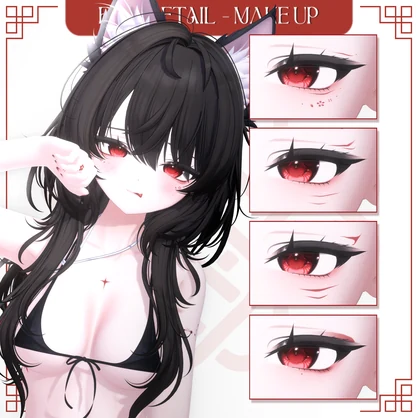 [ まよ : Mayo 対応] Lovable Kitsune Makeup + Animation 🦊