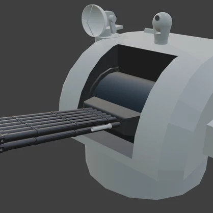 [無料]Meroka CIWS　[頭に乗せる砲シリーズ]