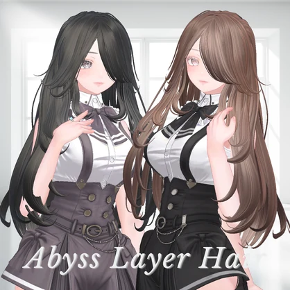 【VRChat 3Dヘア】Abyss Layer Hair