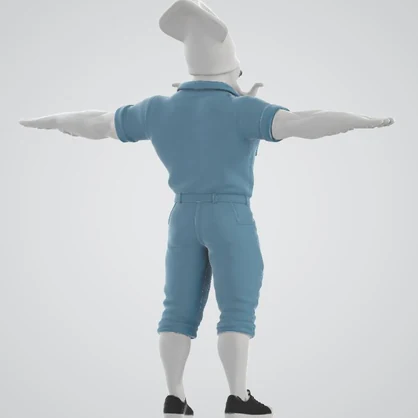 やらなイカの3Dモデル