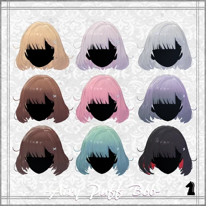 【3Dヘアー】わたもこぼぶヘアー　-Airy Puff Bob- 早期ぷちセール中