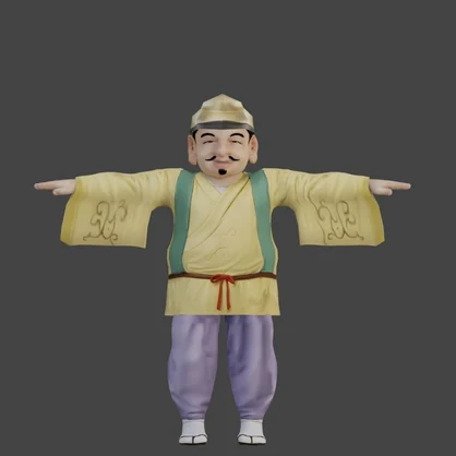 【3Dキャラクター】七福神　恵比寿さん