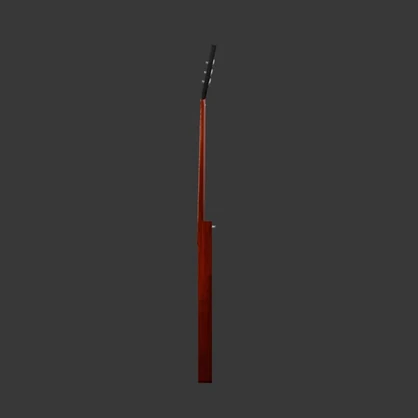 【3D小道具】エレキギター_フライングV(ローポリ)