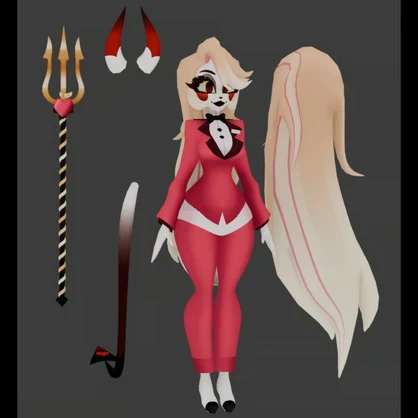 Chaggie (Charlie & Vaggie From Hazbin Hotel)