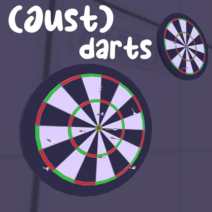 (Just)Darts (ただ)ダーツ v1.1 [VRChat Darts prefab for worlds]