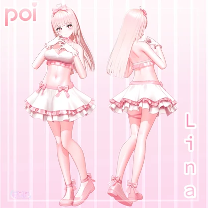 オリジナル3Dモデル"Lina"