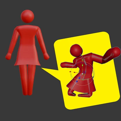 【3Dキャラクター】トイレの妖精マチルダ(ローポリ)