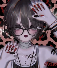 【VRC想定/46アバター対応】【MA対応】　BLACK GALAXY Naill
