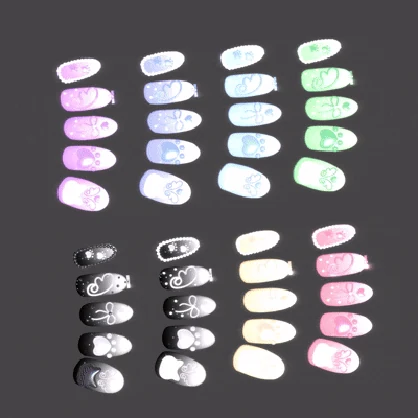 【3Dモデル】 Wings Nail~ε♡з