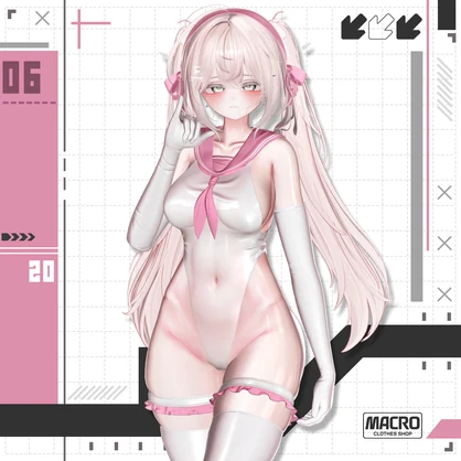 【VRChat向け】Marine_Serene 【6アバター対応】