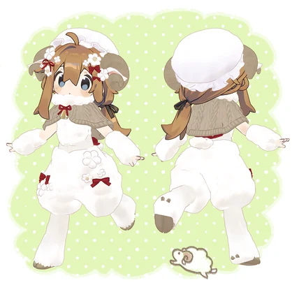 【まめふれんず対応】めぇひなた