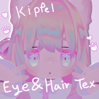 キプフェル Kipfel _ Pastel hair+ Eye texture set