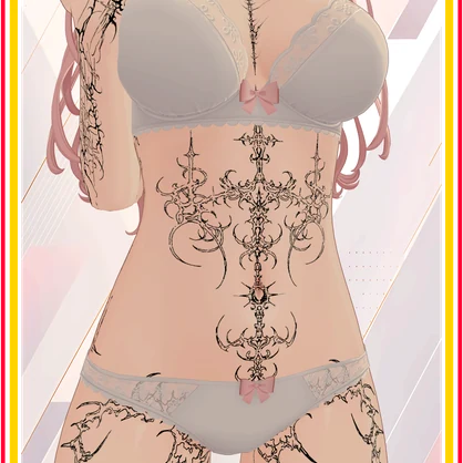 Cyber Sigilism Thornwork ( サイバーシジリズム・ソーンワーク )/ tattoo ( タトゥー )