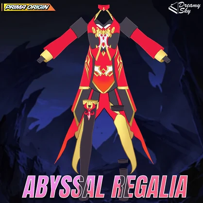 🔥 【VRoid正式版】Abyssal Regalia / 深淵の魔王衣装セット (Demon Lord Outfit)【.vroidcustomitem】 👹